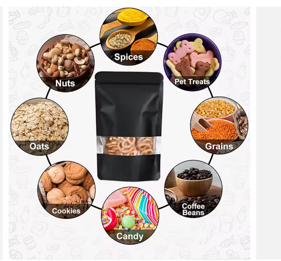 Black Packing Pouch 9×6 Inch – Premium Cosmetic Storage Bag