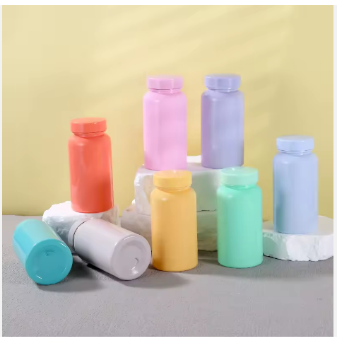 Custom 150ml Color Plastic Pill Bottles PET Pharmaceutical Capsule Bottle Medicine Vitamin Containers Manufacture Pill Packaging Custom 150ml Plastic Pill Bottle (PET)