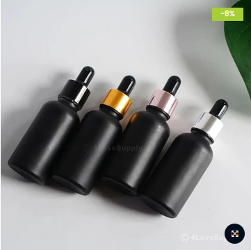 Serum Bottles 30 ML BLACK MAAT MOQ 100