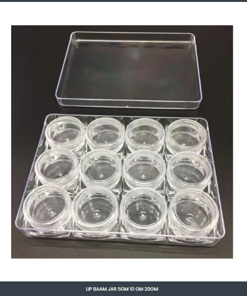 LIP BAAM JAR 5GM 10 GM 20GM MOQ 5 BOX