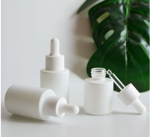 GLASS ALL SIZE FND SERUM BOTTLE WHITE COLOUR ( MOQ 100 PCS )
