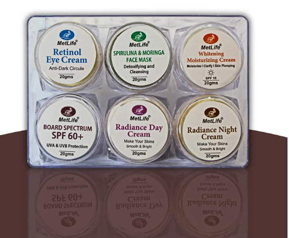 Pack of 6 creams (travel pack)