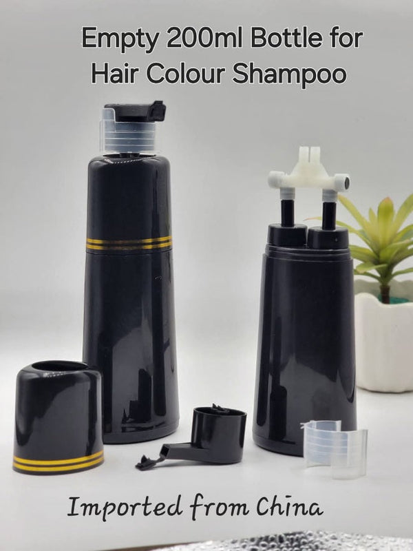 Empty 200ml Plastic Bottle for Hair Colour & Shampoo