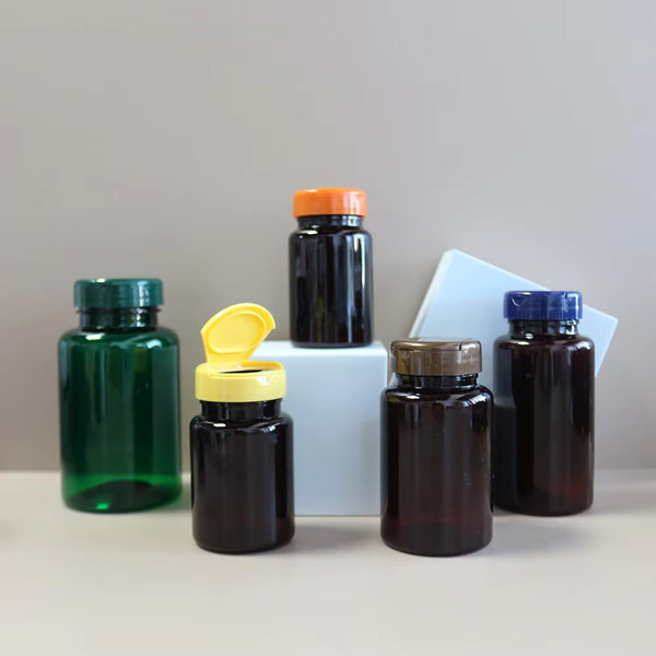 FLIP CAP AND CHILD LOCK Cap  120cc Pharma Jar ALL COLOURS