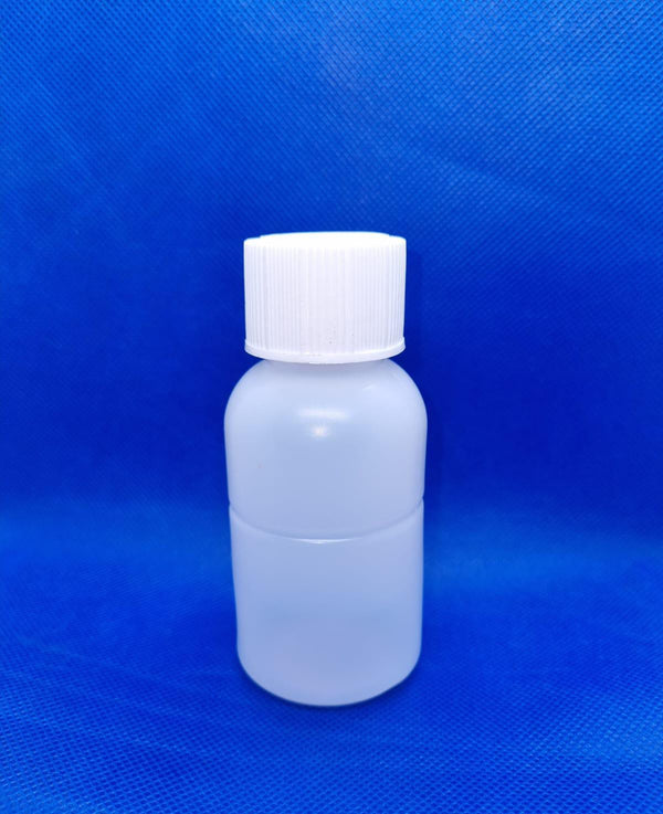 60ML MARk LINE DRY SUSPENTION BOTTLE WITH CRC CAP NATURAL( MOQ-100) PCS